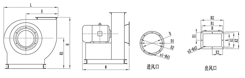 HKZ系列中壓離心通風(fēng)機(jī)