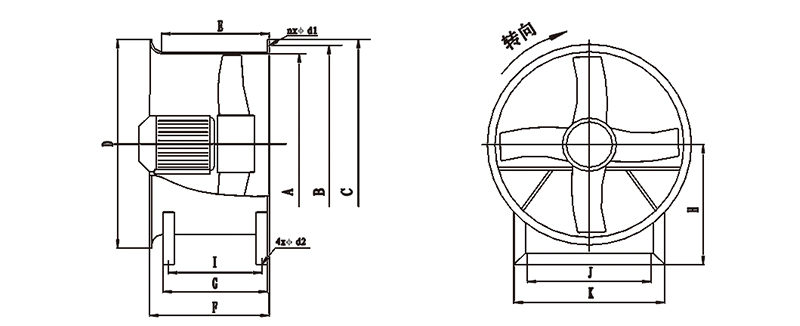 T40系列軸流通風(fēng)機(jī)